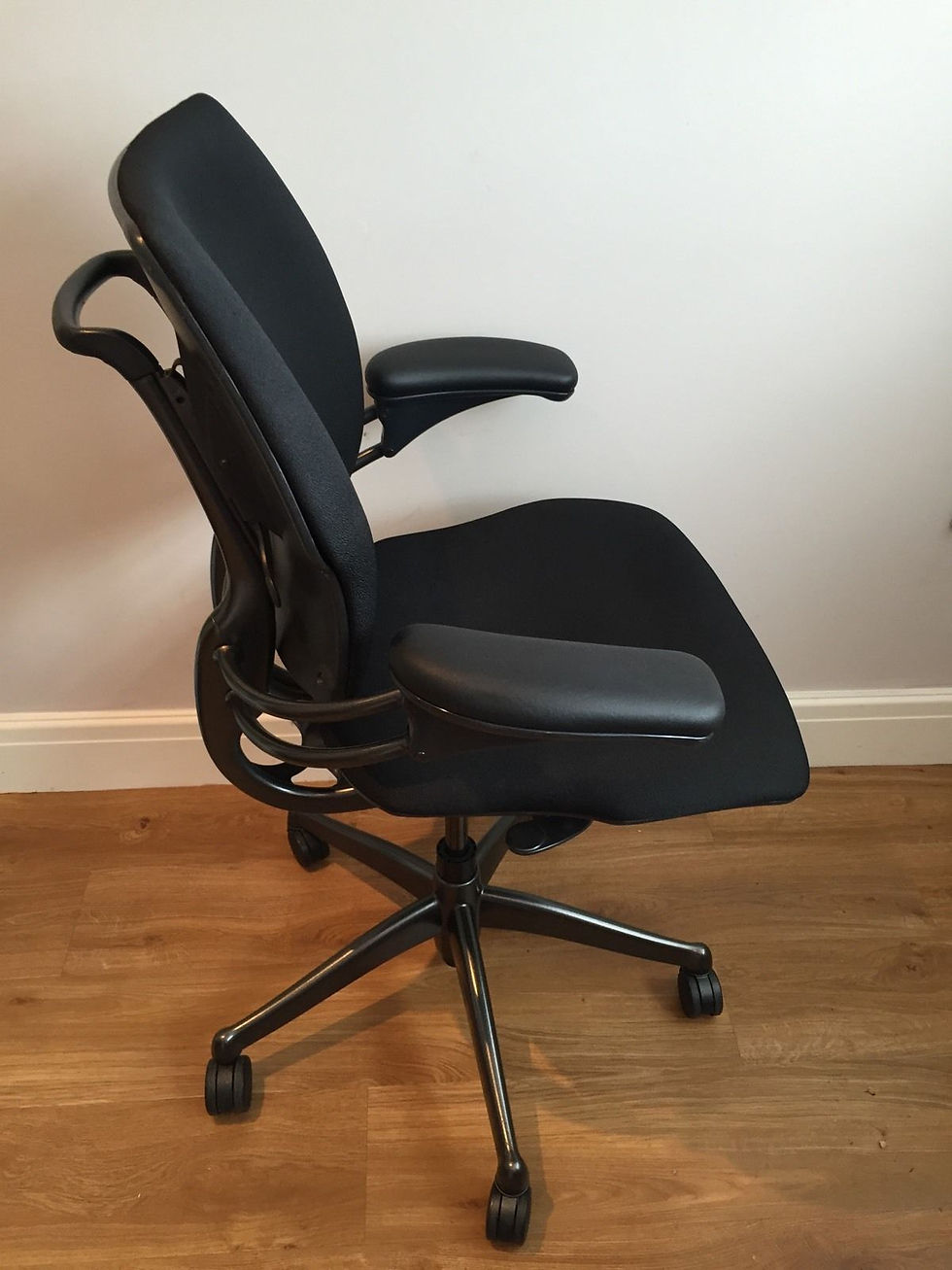 Thumbnail: Black Humanscale Freedom Ergonomic Black Fabric