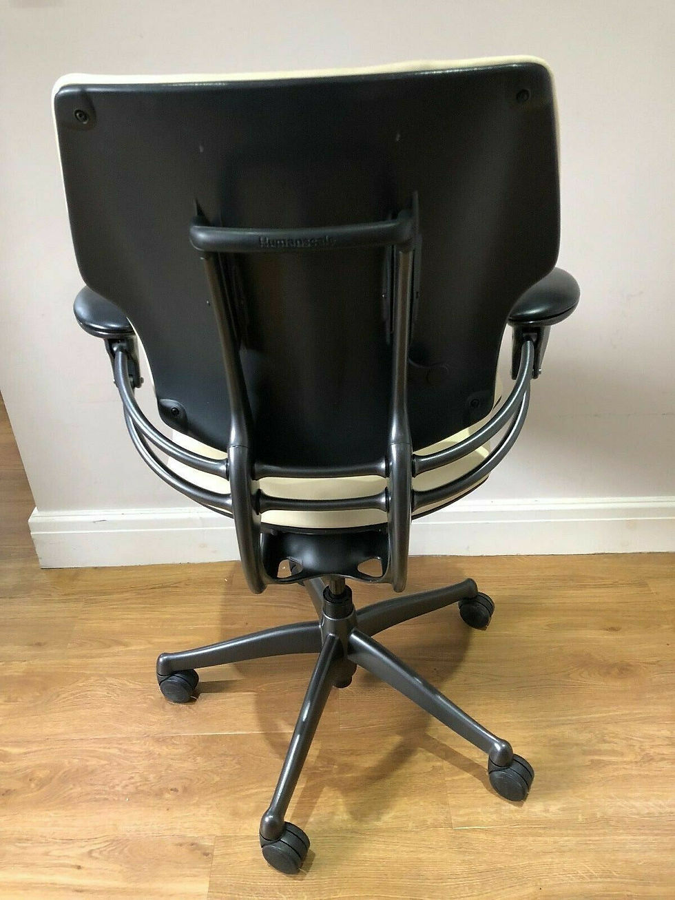 Thumbnail: Cream leather Humanscale Freedom Ergonomic Office Task Chair