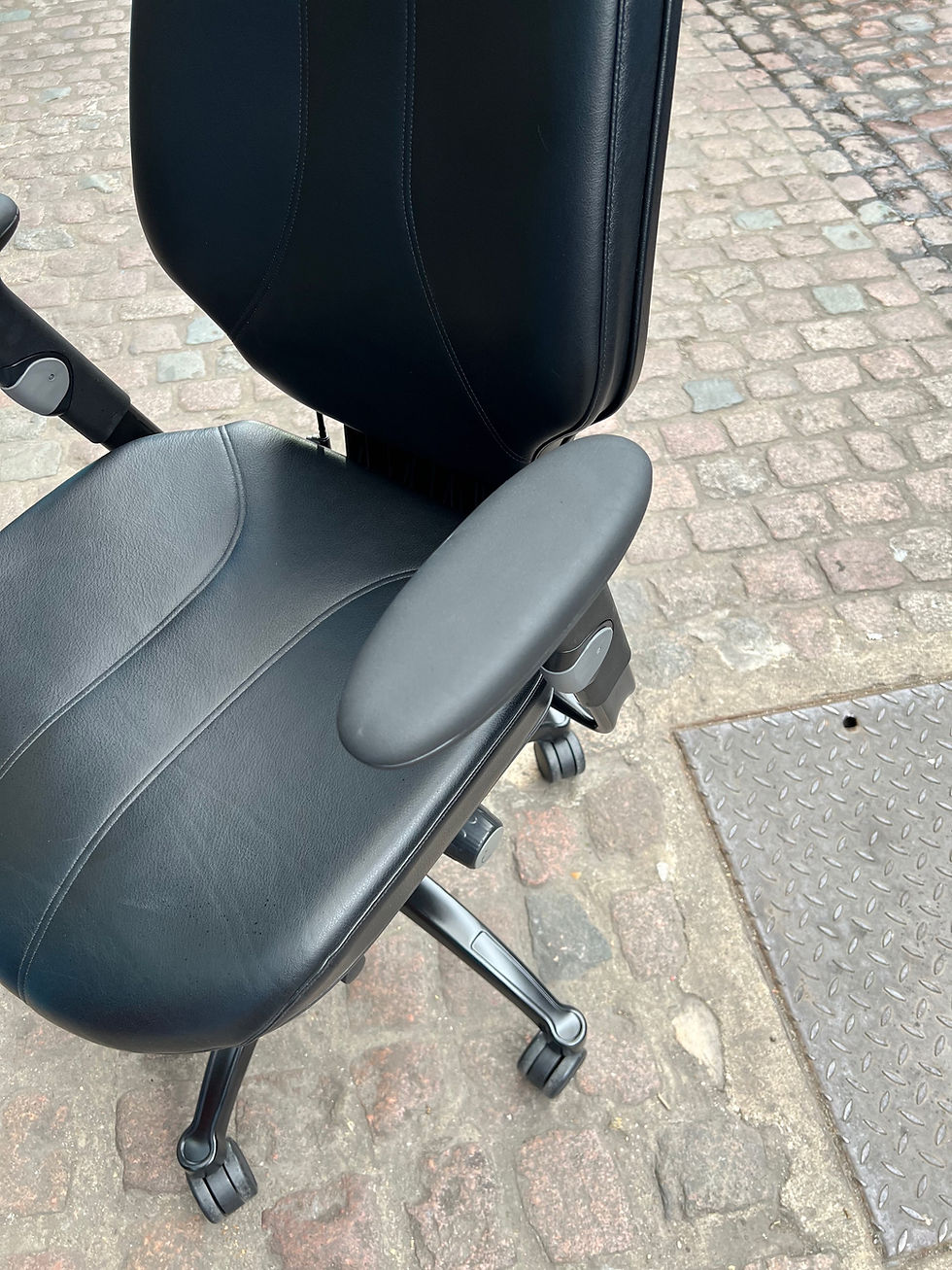 Thumbnail: Rh logic 400 in black  leather with black frame