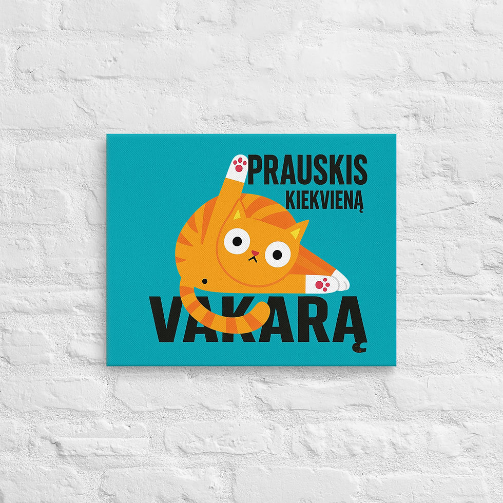 Miniatiūra: Prauskis kiekvieną vakarą Paveikslas ant Drobės