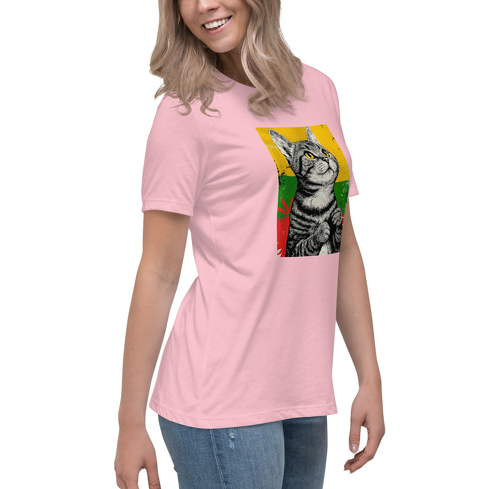 Miniatiūra:  Lietuviškas Katinas Moteriški marškinėliai