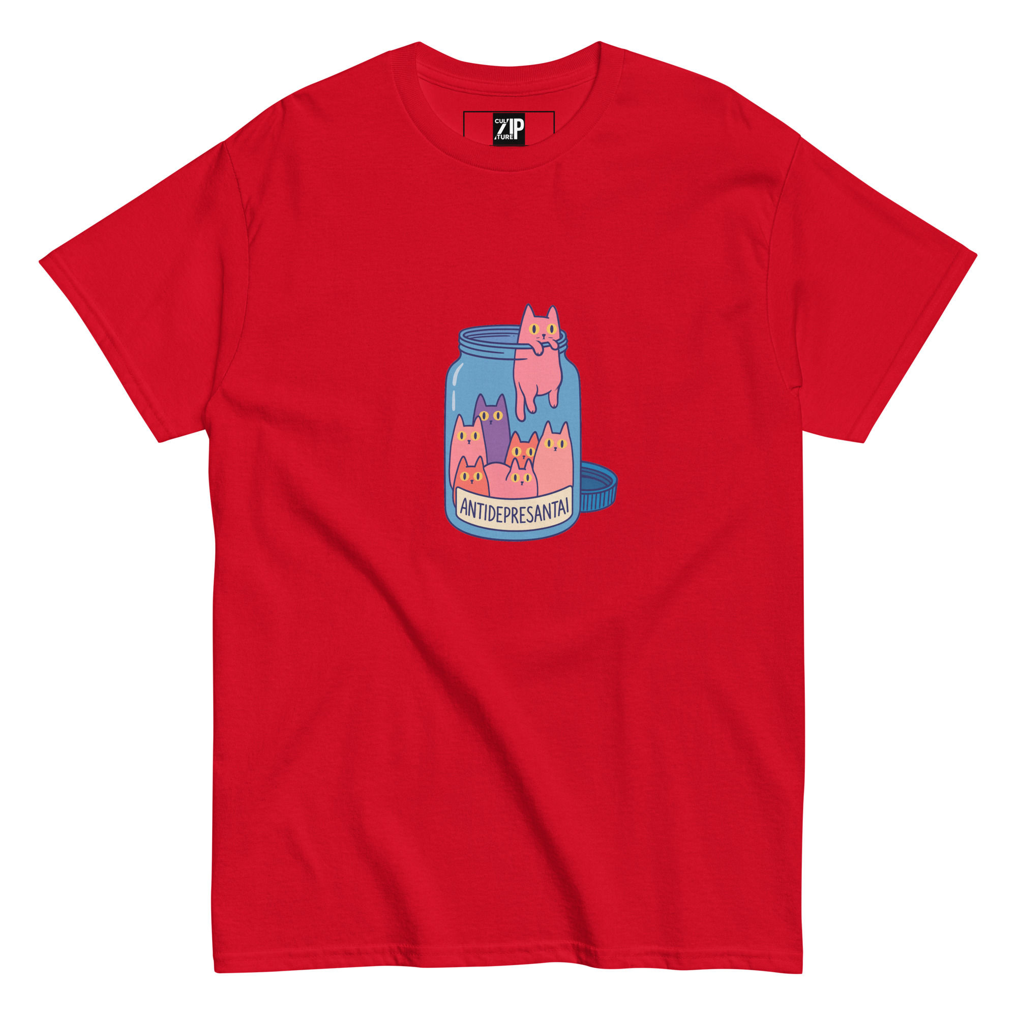 Mano antidepresantai – katinai. Moteriški marškinėliai