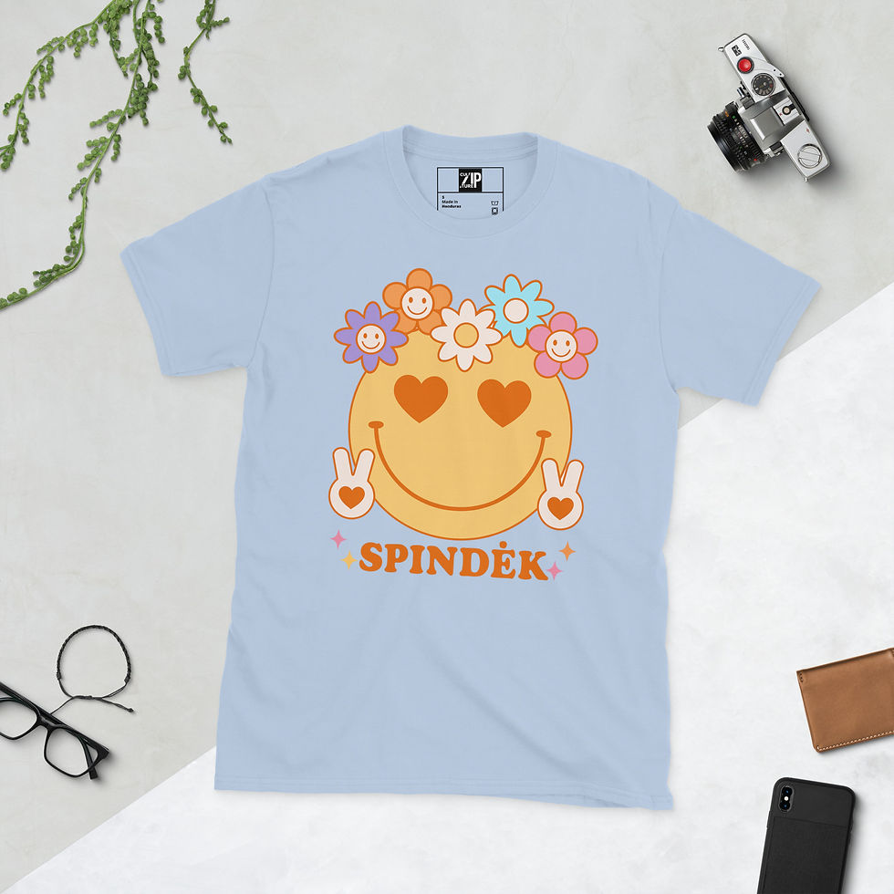Miniatiūra: Spindėk Moteriški marškinėliai