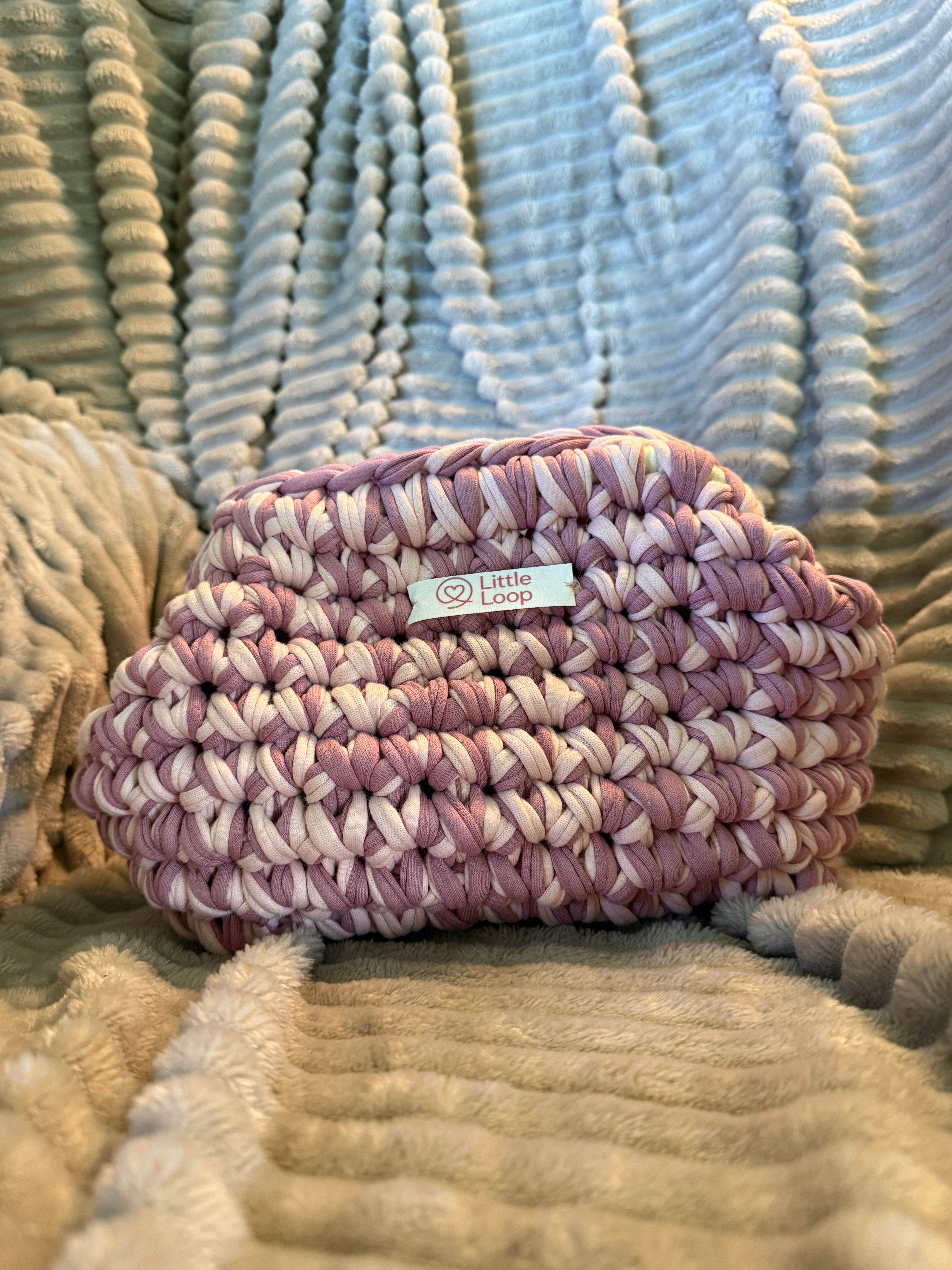 Little Loop Home - virkad clutch 