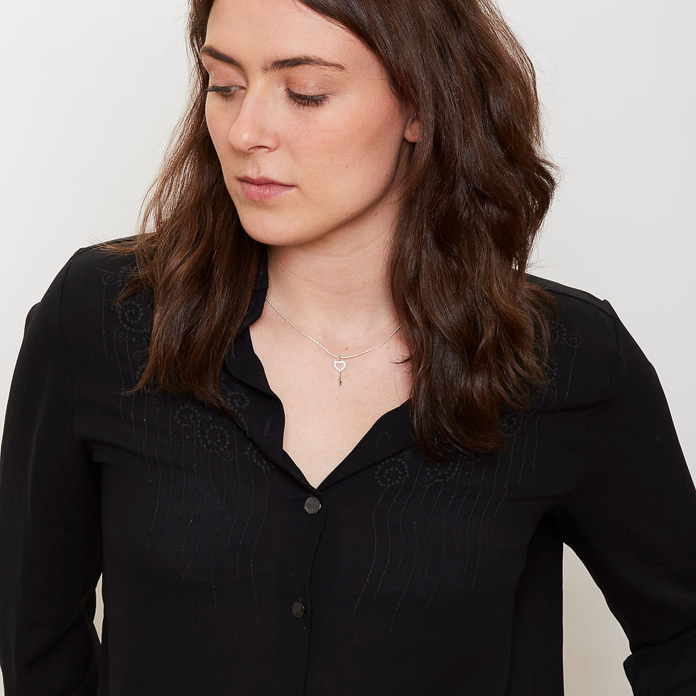 Thumbnail: Heart Key Necklace