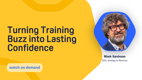 November Webinar: Turning Training Buzz into Lasting Confidence