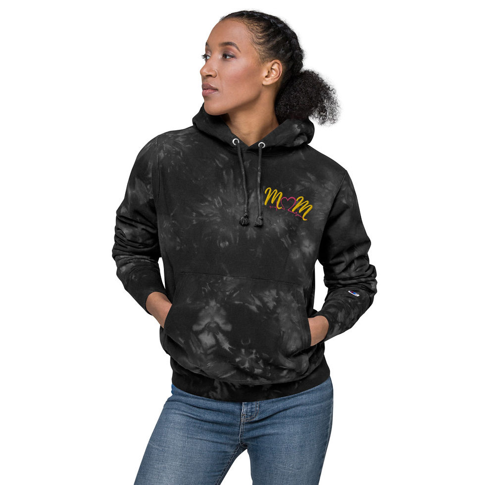 Thumbnail: Embroidered Champion Tie-dye Hoodie
