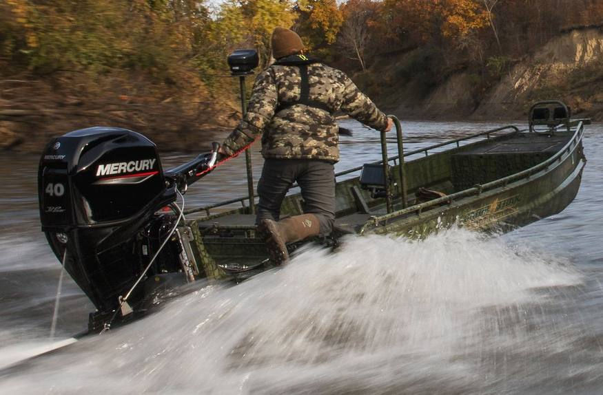 Küçük resim: MERCURY 40 HP MARŞLI-DİREKSİYONLU-TRİMLİ