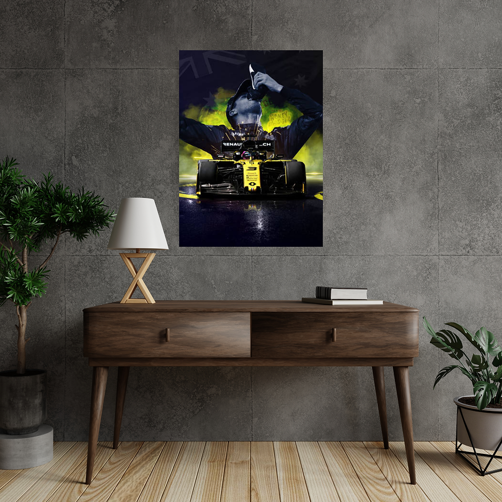 Thumbnail: Victory Formula Racing Driver Metal Poster | Motorsport Champion Wall Art | Prem