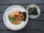 Ramen + Onigiri (Karaage/Chamayo)