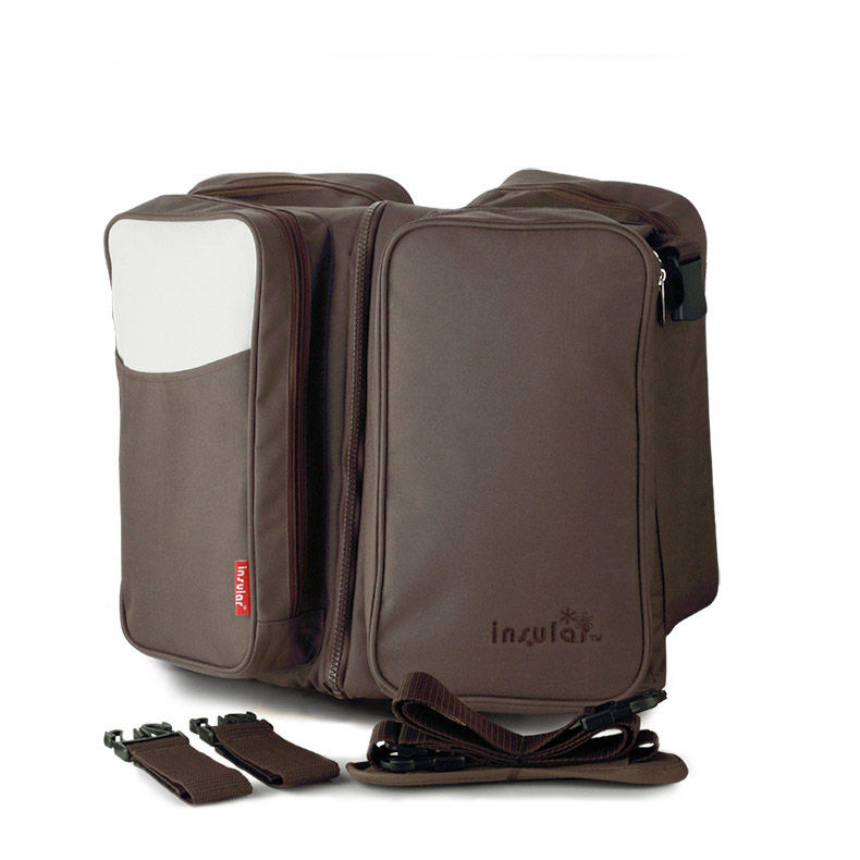 Thumbnail: 2 in 1 Newborn Baby Portable Crib Nappy Mummy Bag Stroller Bags