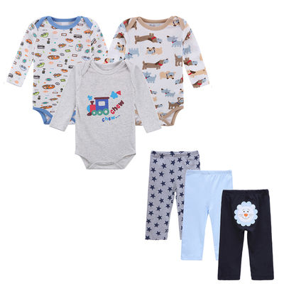 Thumbnail: 6 PCS Mother Nest Baby Boy Clothes Toddler Infant 0-12 Autumn/Spring Baby sets