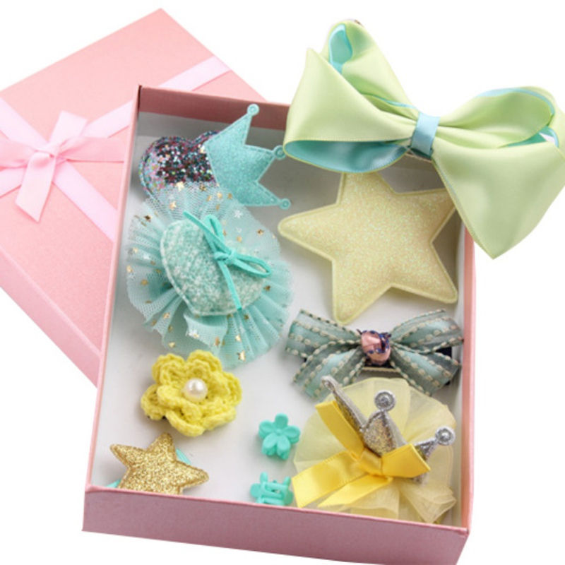Princess Style Hair Accessories Set Gift For Girls Kids Baby Toddler