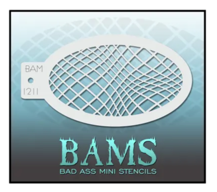 Bad Ass Stencil, schmink sjabloon 1211