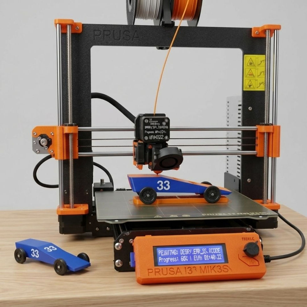 Calling All Young Makers in Onslow County! Build a 3D Printed Derby Car and Earn a FREE Spool of Black PLA from ENC3D!