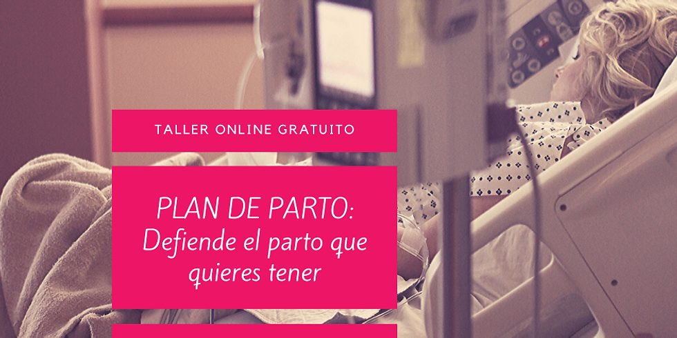 TALLER GRATUITO 'PLAN DE PARTO'