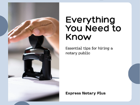 Everything You Need to Know Before Hiring a Notary Public in Indianapolis