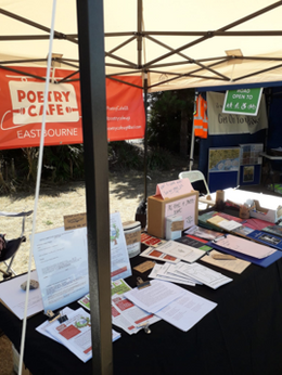 Poetry Cafe at Eastbourne's First Eco- Festival 