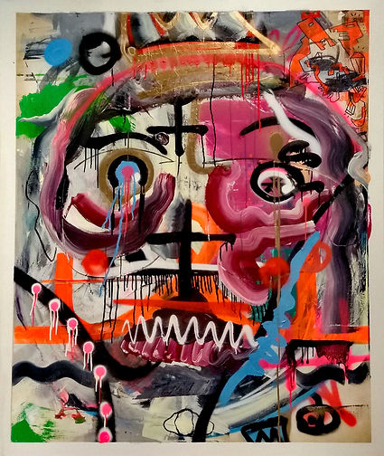 kingrad, dinstl, uwe gallaun, acrylic, painting, artist