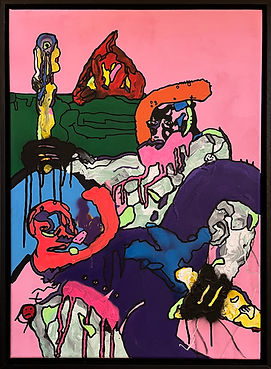karl5, uwe gallaun, art, acryl, painting, graz