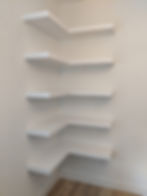 Painted Floating Shelves