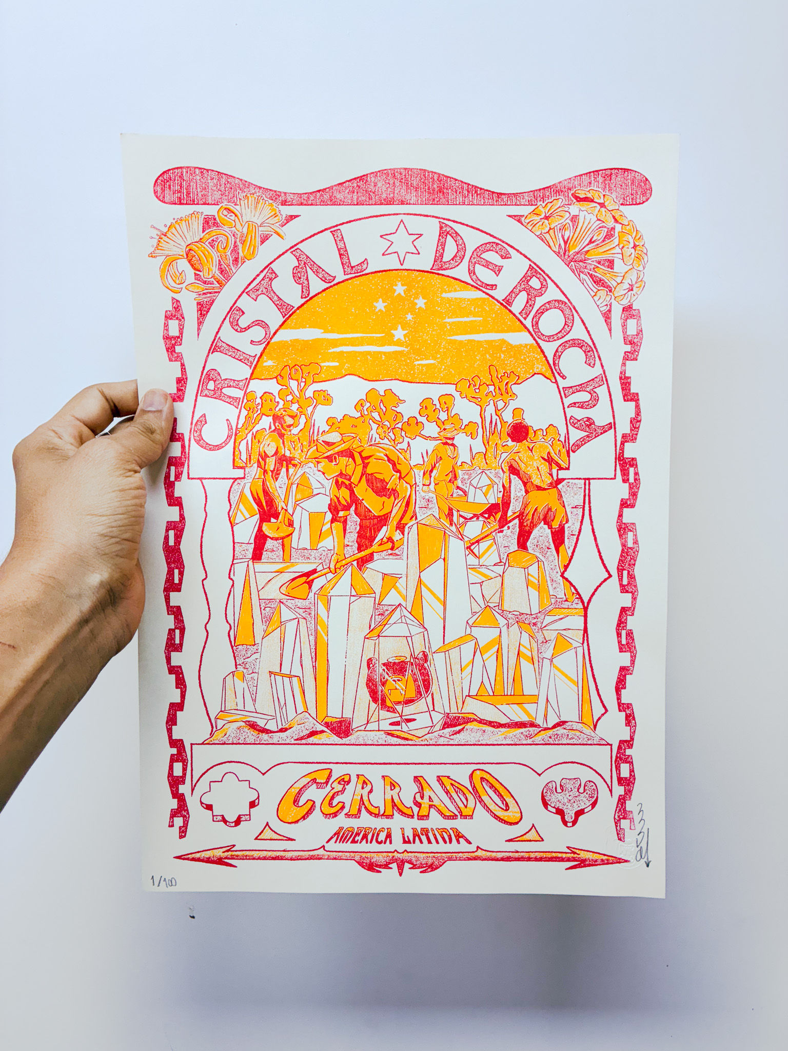 RISOGRAVURA CRISTAL DE ROCHA