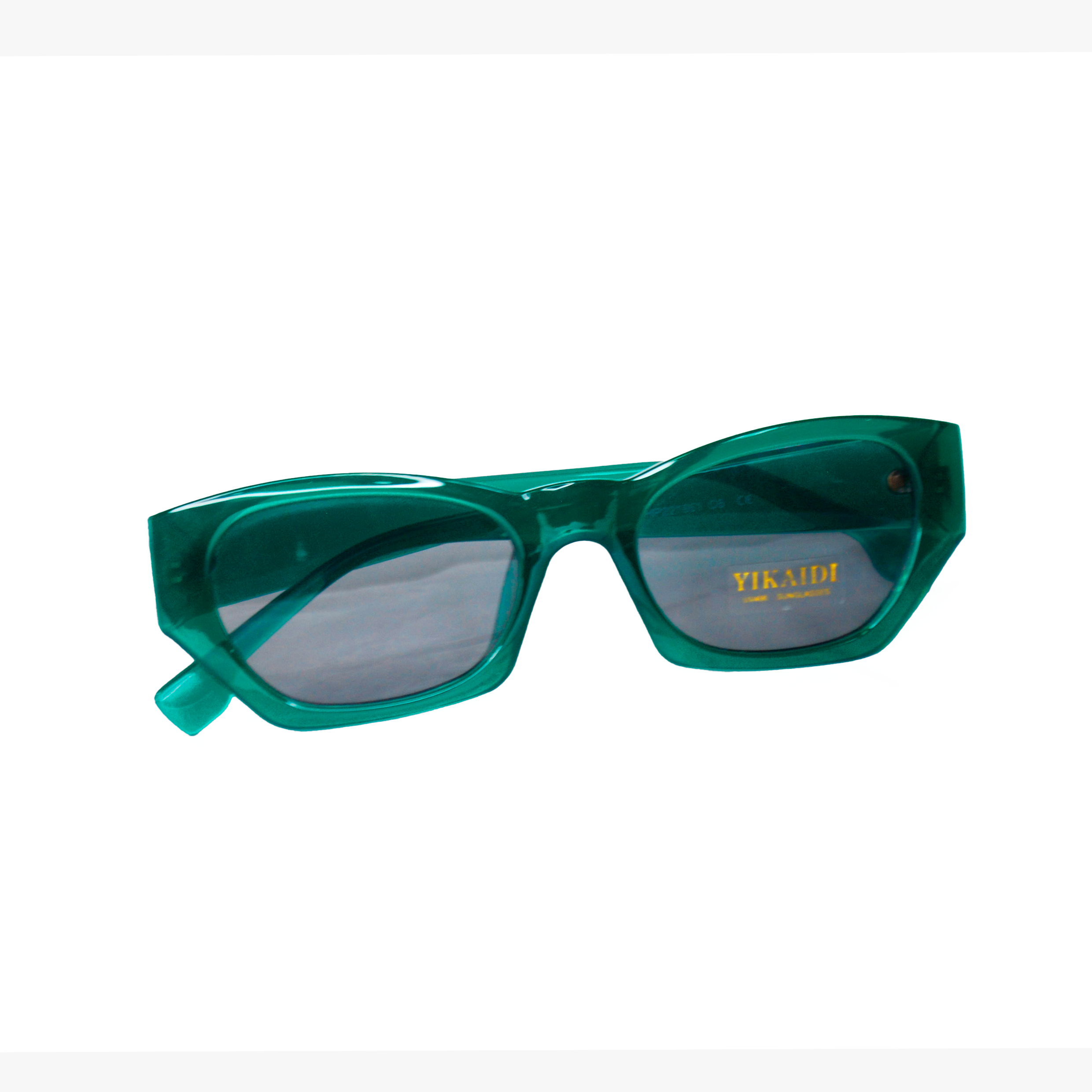 ÓCULOS DE SOL BLOGUEIRA RETANGULAR VERDE FOLHA ACETATO