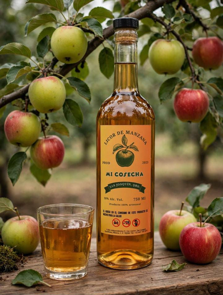 Licor de Manzana Sanjoaquinence "Mi Cosecha"