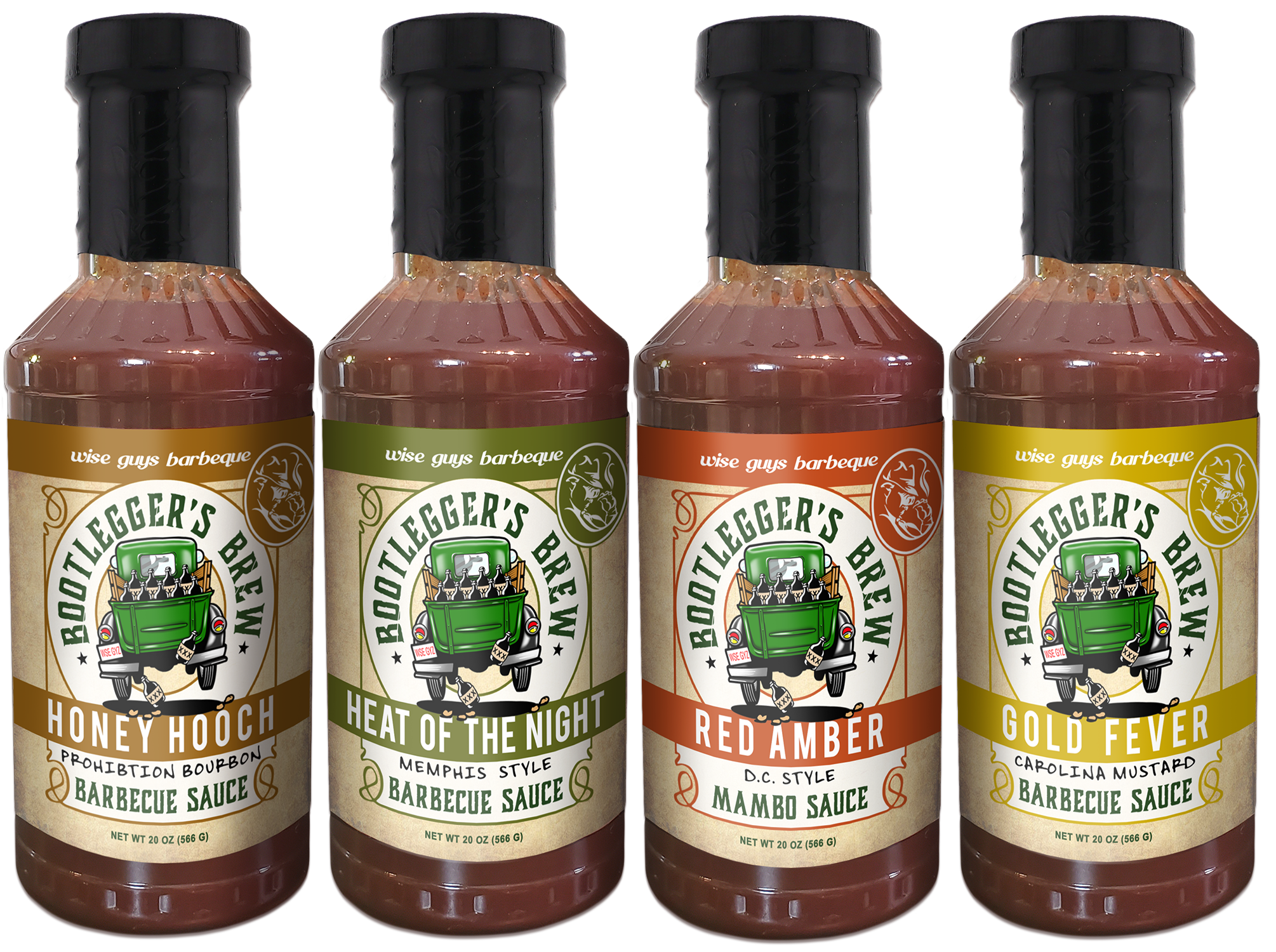 4-Pack Special - Bootlegger's Brew Barbeque Sauce