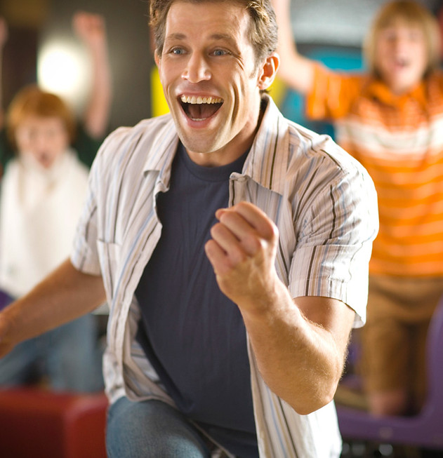 Bowling Victory Celebration