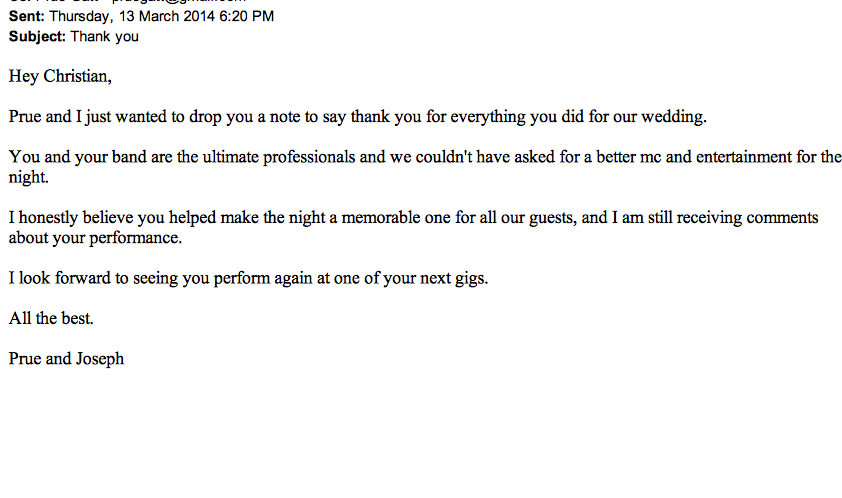 Salsa Kingz testimonial