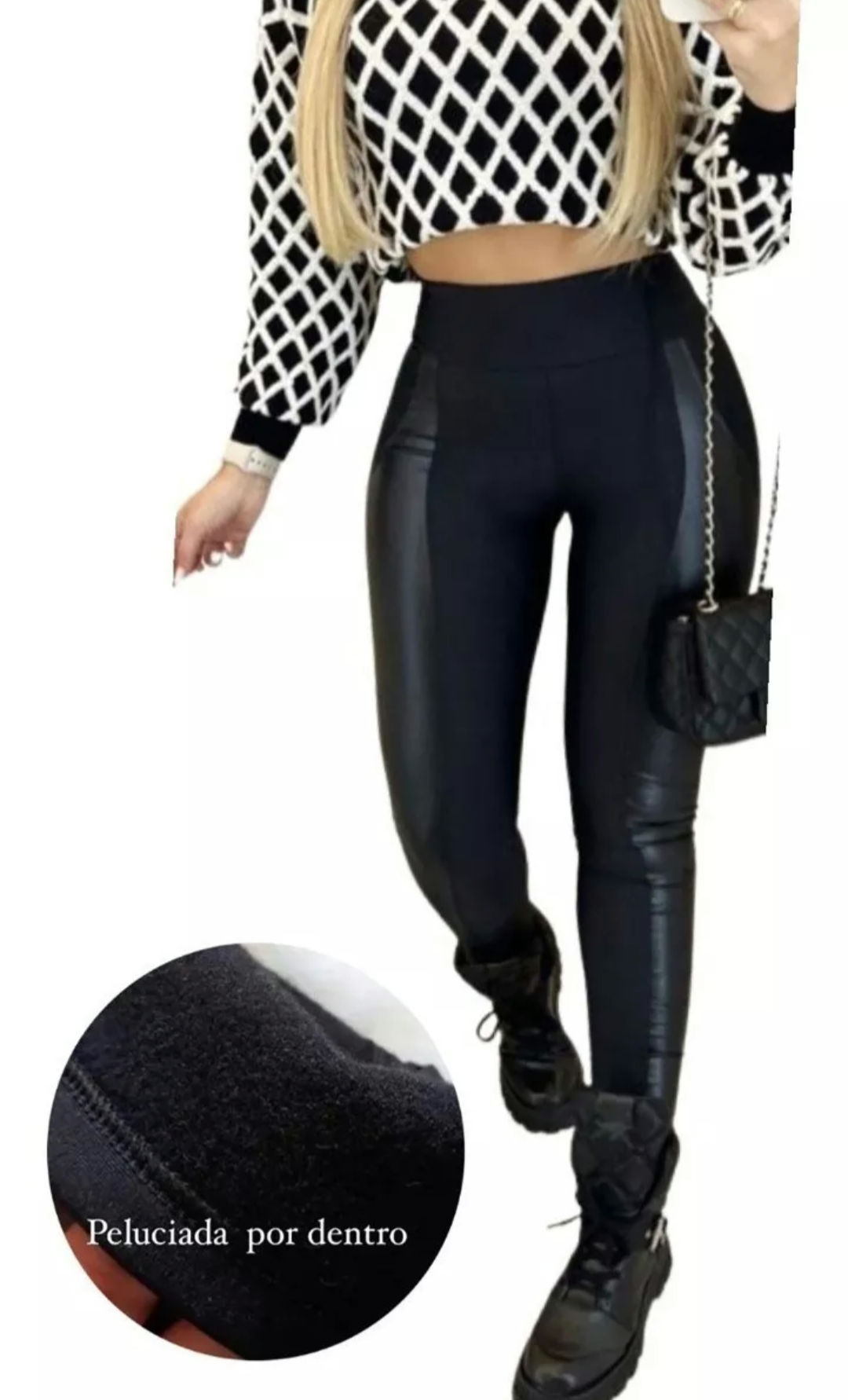 Calça montaria flanelada 
