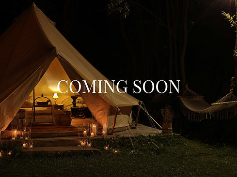 Glamping tent