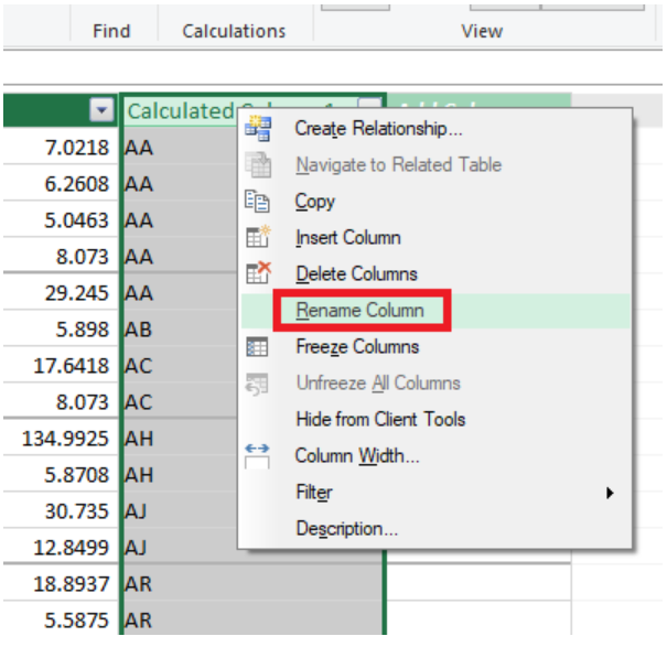 How to use DAX in Power Pivot to create calculated Measures & Columns