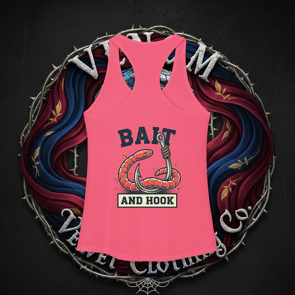 Thumbnail: "Bait and Hook" Women's Racerback Tank