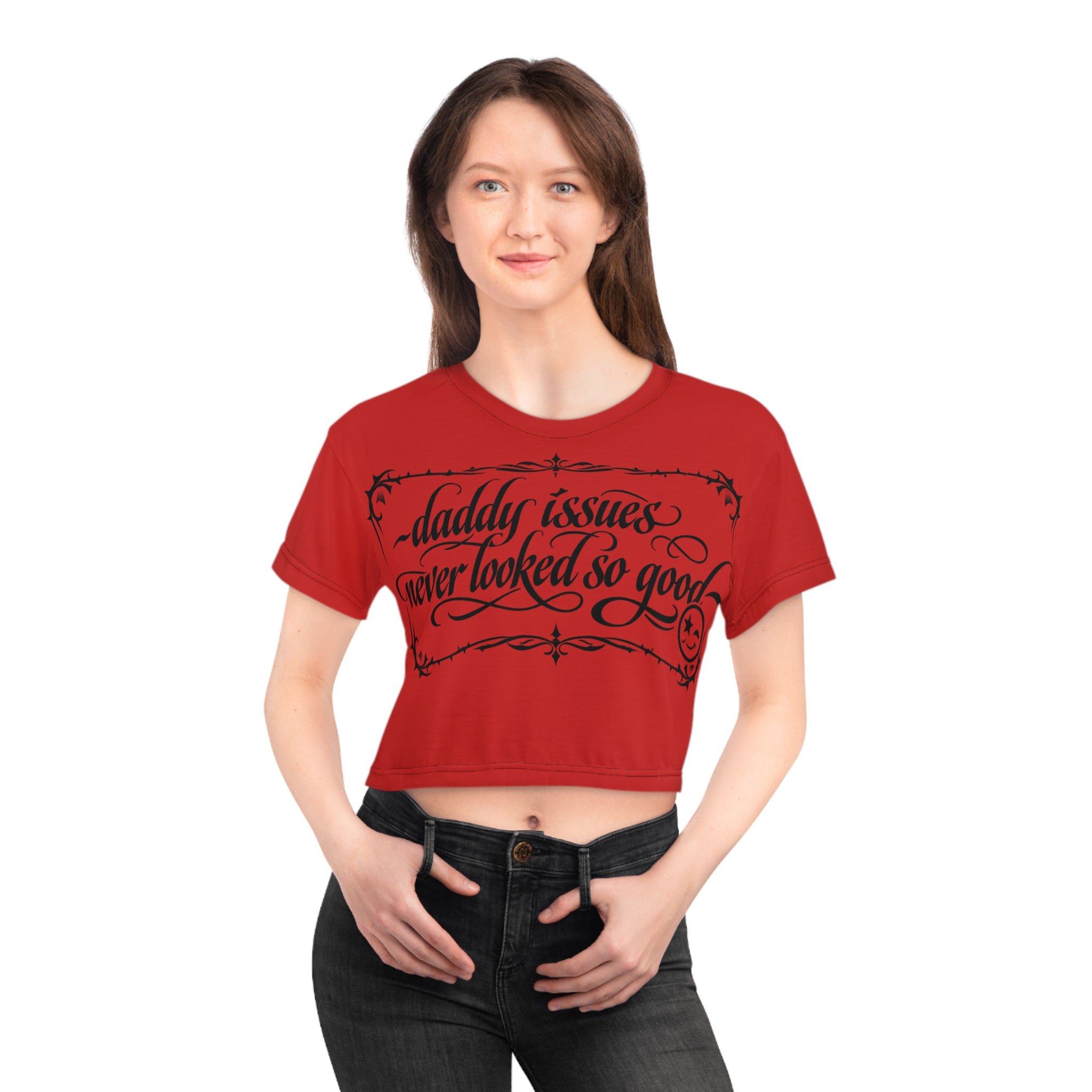 Daddy Issues Crop Tee — “Daddy Issues Never Looked So Good”