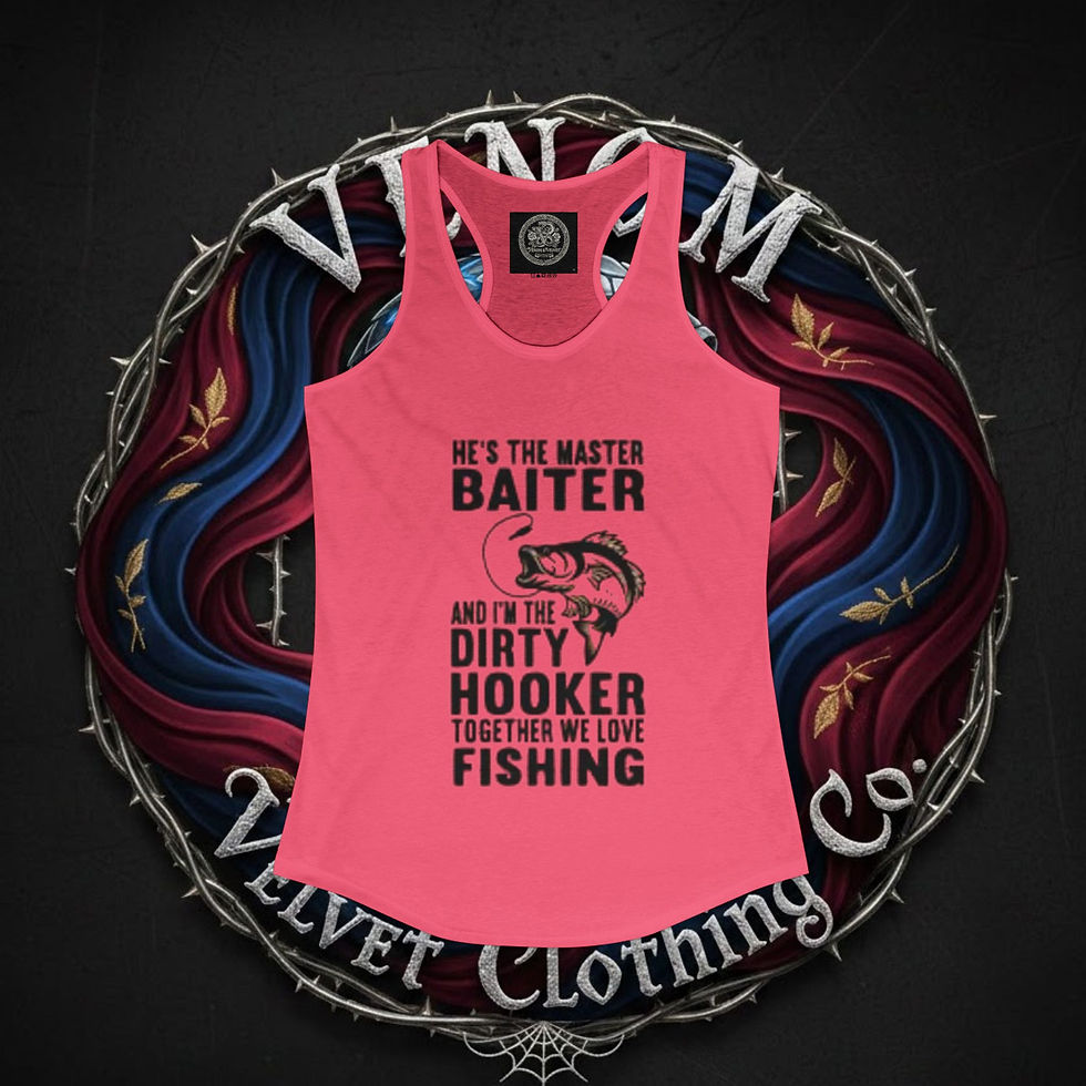 Thumbnail: "Bait and Hook" Women's Racerback Tank