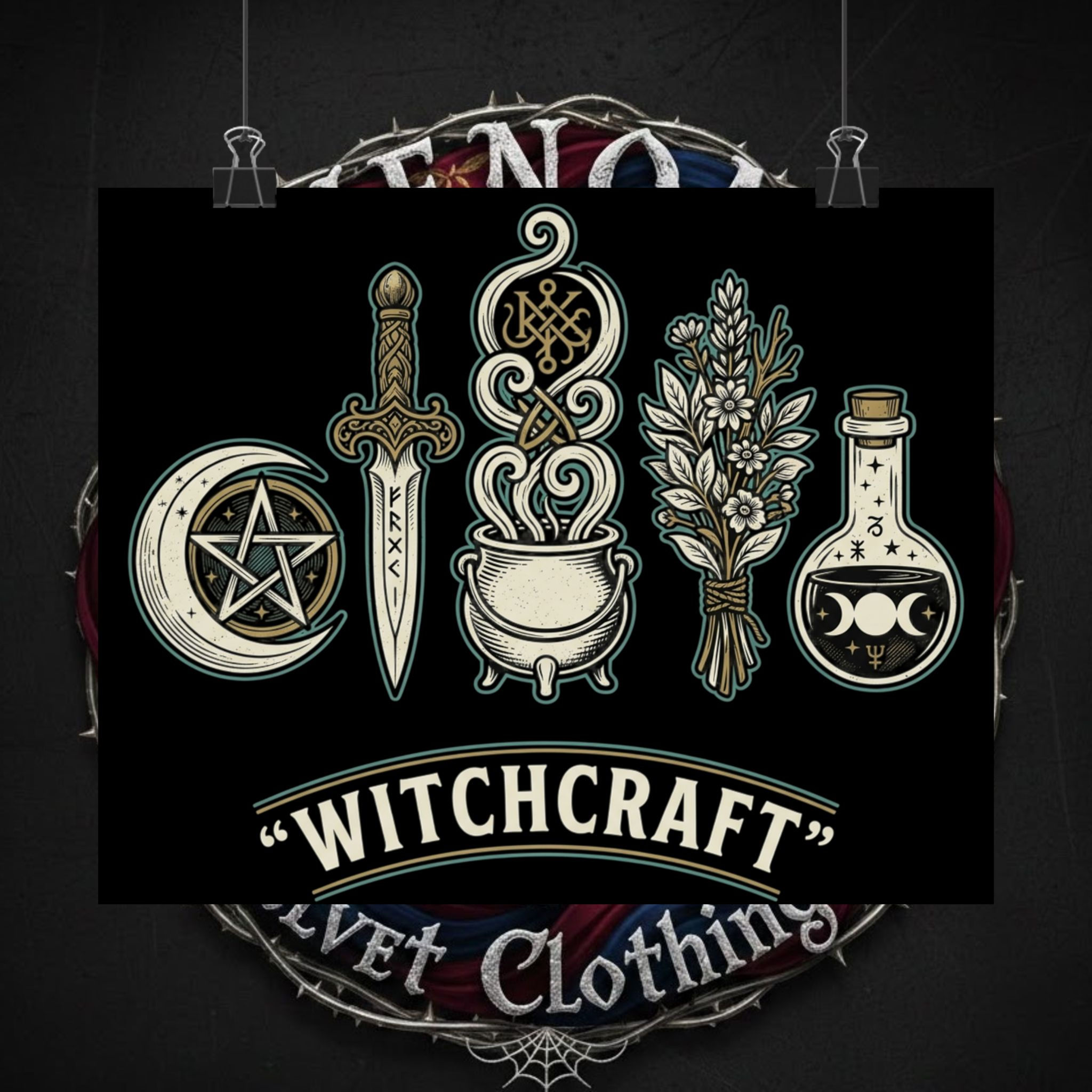 Witchcraft Matte Horizontal Poster — Wall Art