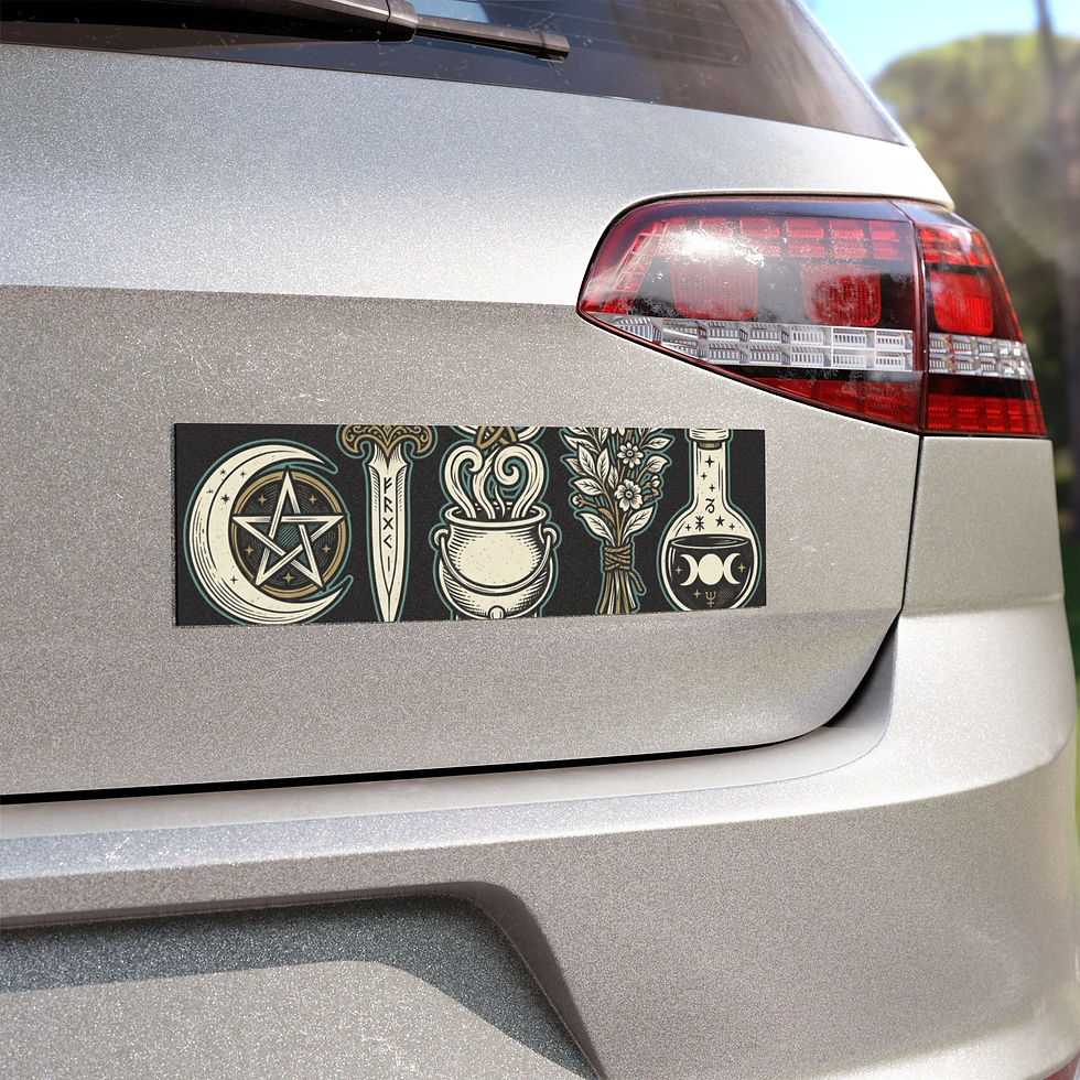 Thumbnail: Witchcraft Car Magnet 