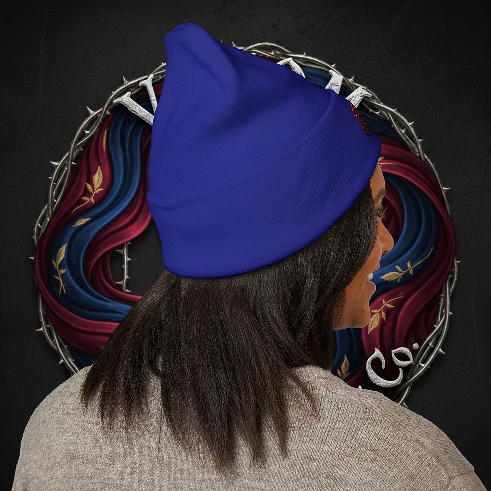 Thumbnail: 'You Look Stabulous Today' Embroidered Cuffed Beanie