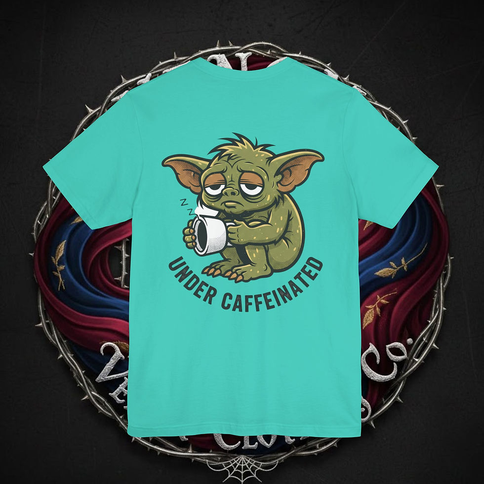 Thumbnail: Overstimulated Cute Gremlin Tee | ADHD meme, sensory overload