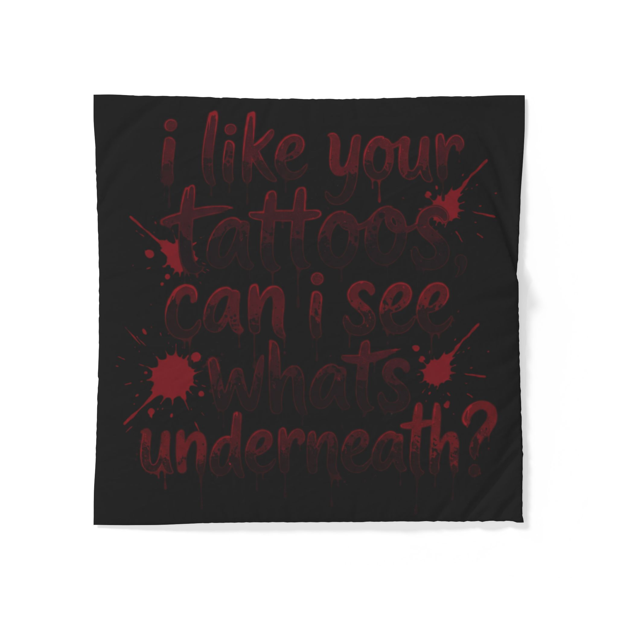 Cute Spooky Horror Cotton Duvet Cover — Cute & Creepy Bedroom Bedding