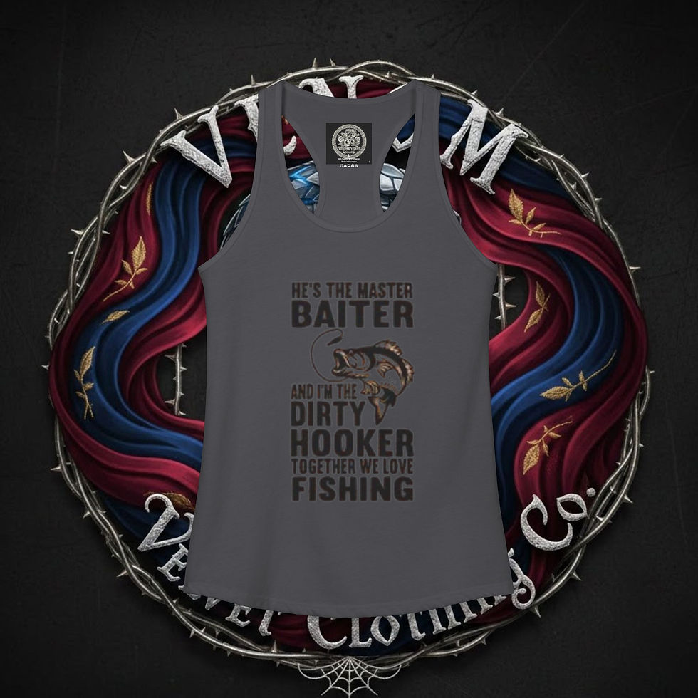 Thumbnail: "Bait and Hook" Women's Racerback Tank