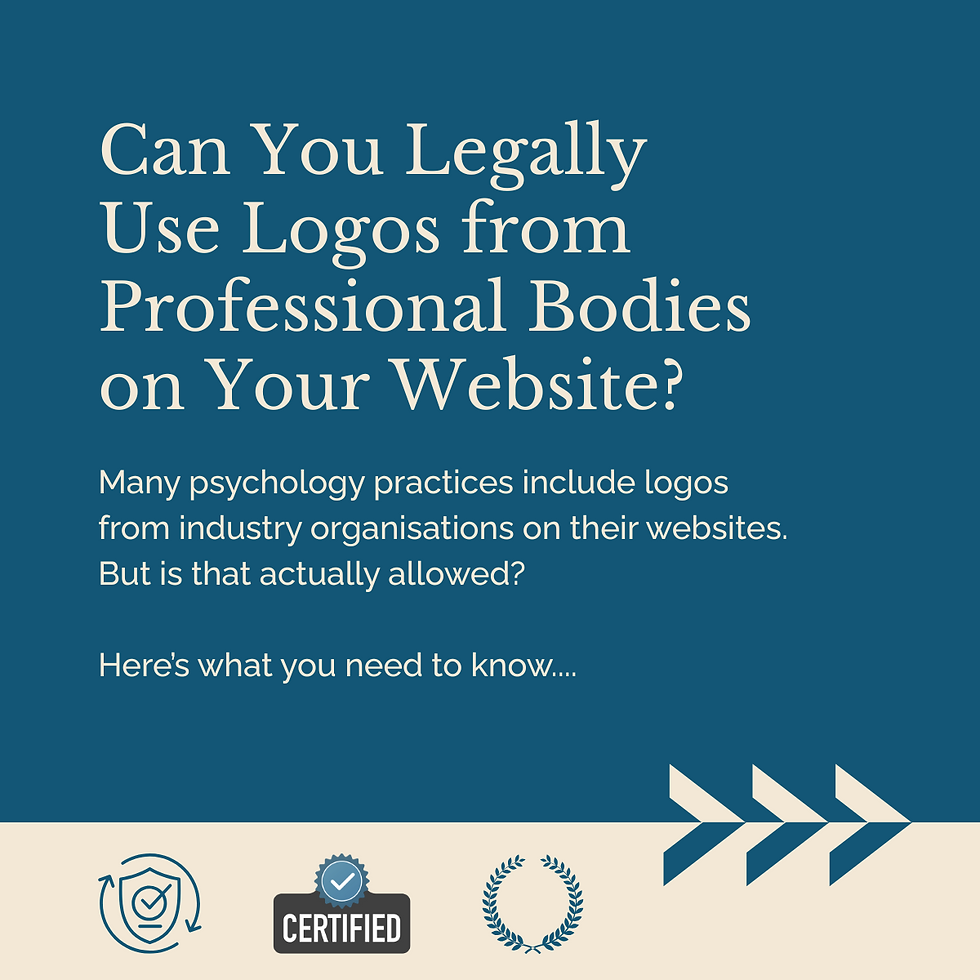Using other business' logos