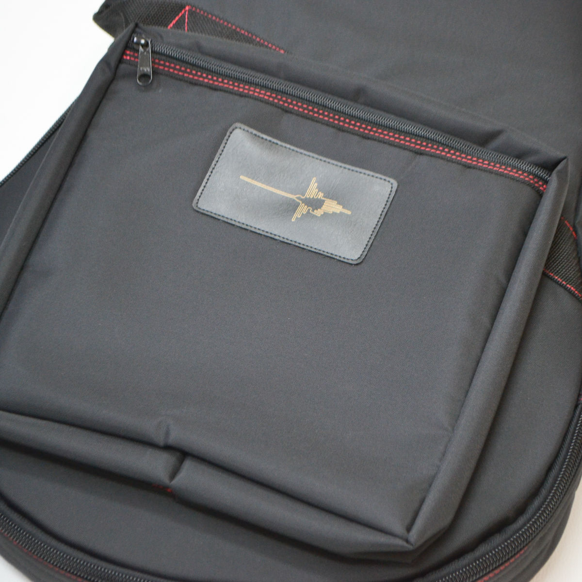 NAZCA PROTECT CASE セミアコ/335用 #8ブラック #14赤ステッチ カスタムモデル