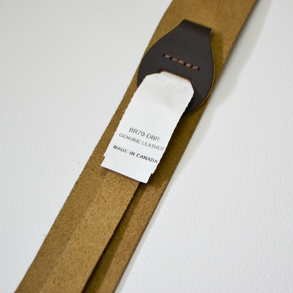 サムネイル： John Pearse SKINNY Strap  Dark Brown Leather