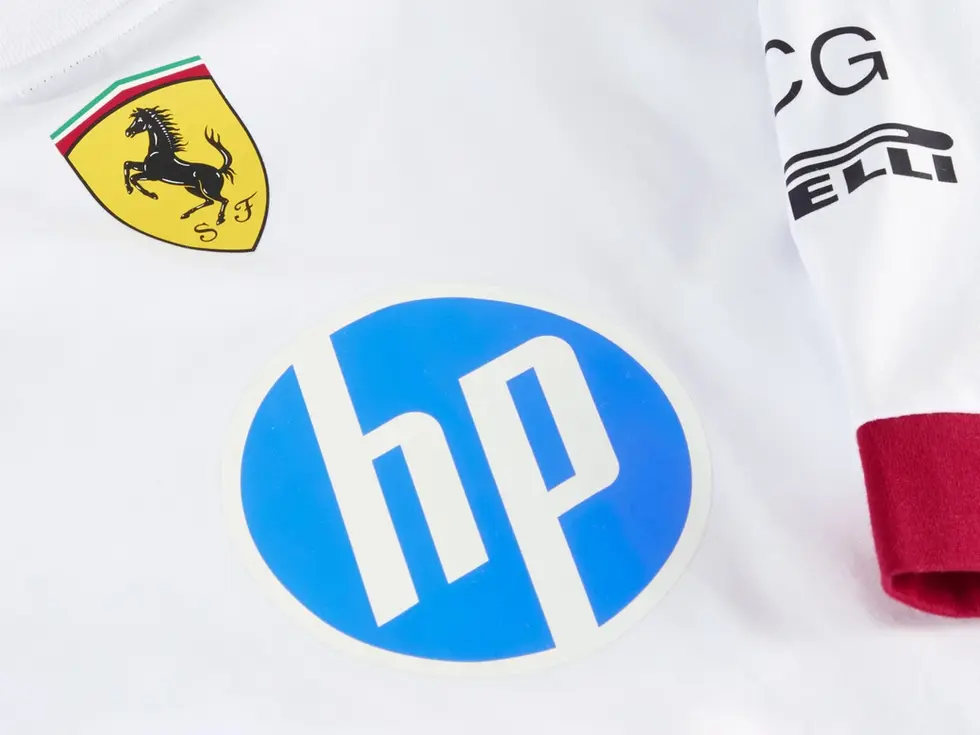 2025 - Miami White - T-shirt Oversize piloti - Puma per Scuderia Ferrari HP