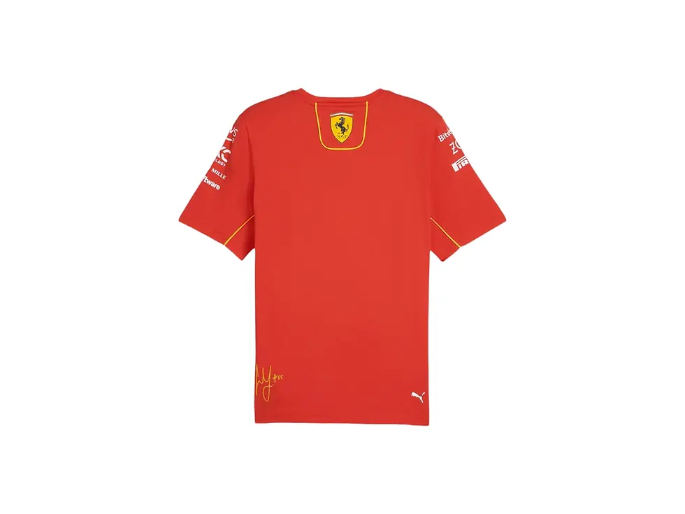 T-shirt C. Sainz Replica Team Scuderia Ferrari 2024