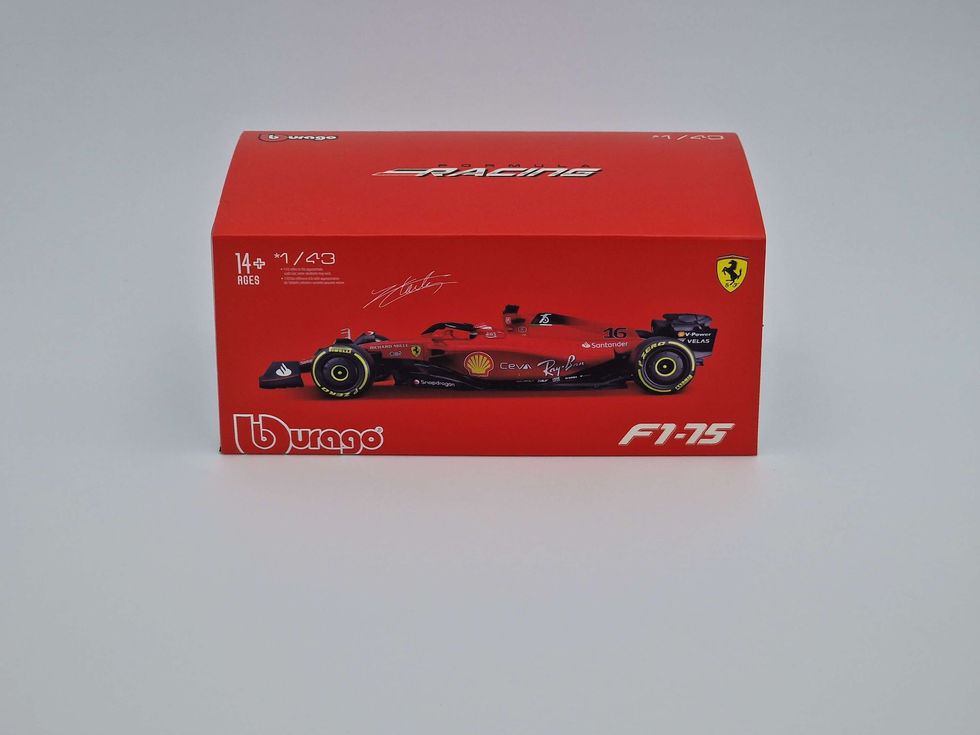 F1-75 Carlos Sainz #55 - 1/43 con casco del pilota
