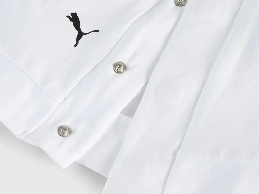 2025 - Miami White - T-shirt Oversize piloti - Puma per Scuderia Ferrari HP